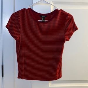 Forever 21 Red Striped tee